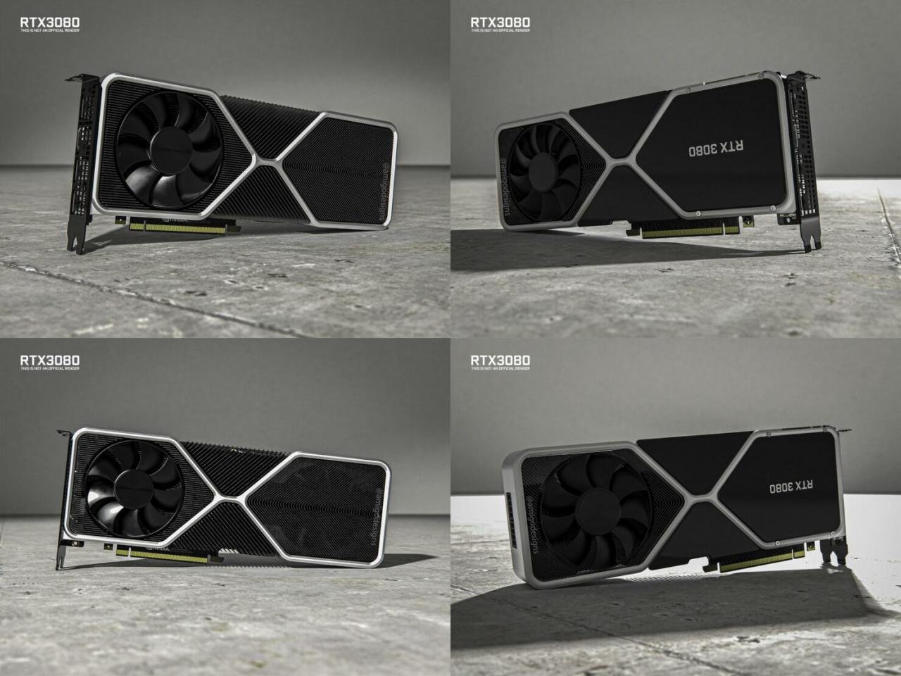 英偉達(dá)NVIDIA RTX 3080顯卡從各個(gè)角度獲得驚人的3D渲染