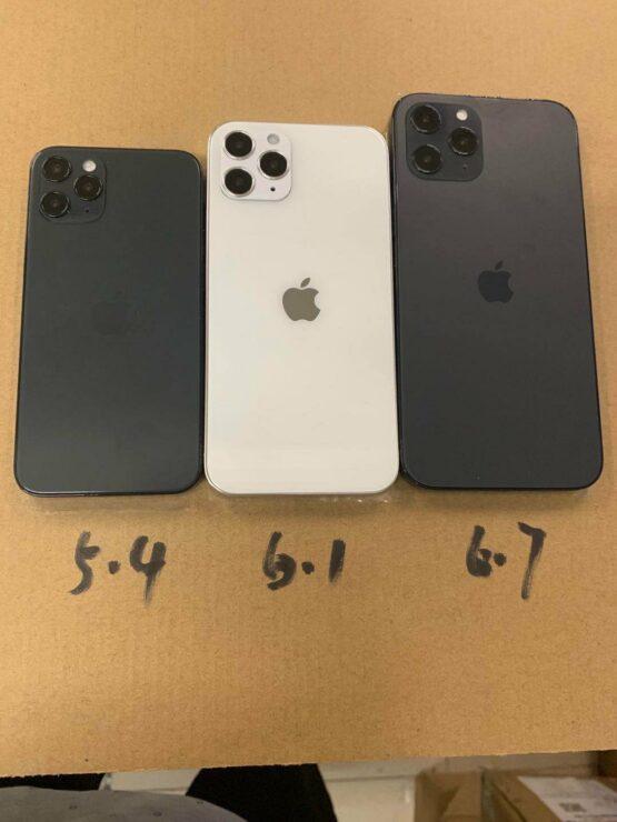三個(gè)顯示三后置攝像頭的iPhone 12在線出現(xiàn)；不包括iPhone 12 Max