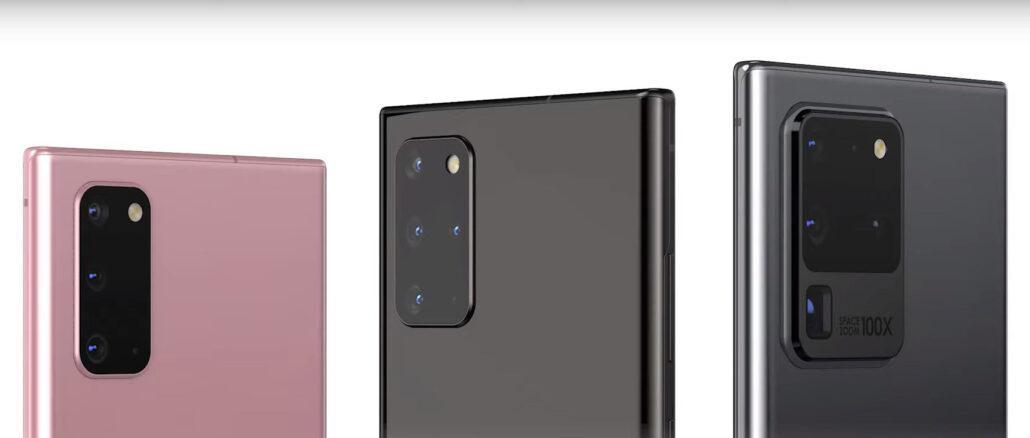 Galaxy Note 20 Ultra渲染器顯示出更方正的設(shè)計(jì)，可能帶回IR沖擊波