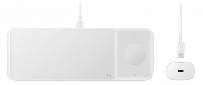 三星無(wú)線充電器Trio，三臺(tái)設(shè)備一起無(wú)線充電
