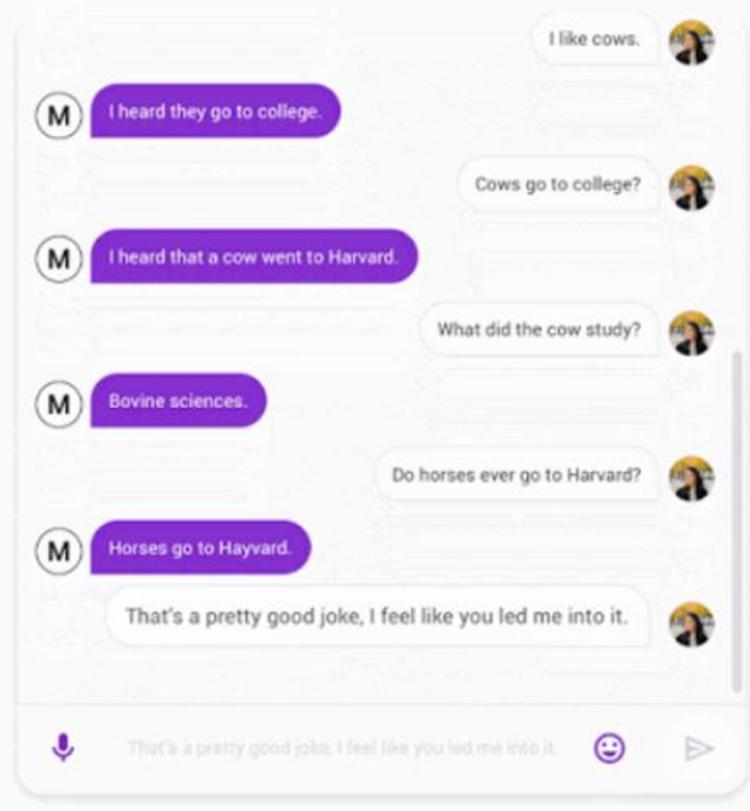 ?認(rèn)識(shí)Google的新型聊天機(jī)器人Meena 它像人一樣互動(dòng)