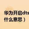 華為開啟dts音效（華為榮耀3C的DTS音效是什么意思）