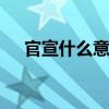 官宣什么意思 女孩子發(fā)官宣是什么意思
