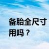 備胎全尺寸 全尺寸備胎可以當正常輪胎來使用嗎？