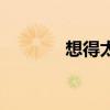 想得太多睡不著（想的太多）