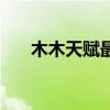 木木天賦最強出裝（木木天賦加點圖）