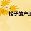 松子的產(chǎn)地（關(guān)于松子的產(chǎn)地的介紹）