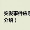 突發(fā)事件應(yīng)急處理（關(guān)于突發(fā)事件應(yīng)急處理的介紹）