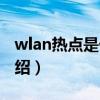 wlan熱點是什么（關于wlan熱點是什么的介紹）