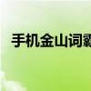 手機金山詞霸（關(guān)于手機金山詞霸的介紹）