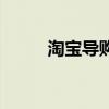 淘寶導(dǎo)購（關(guān)于淘寶導(dǎo)購的介紹）