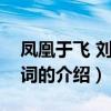 鳳凰于飛 劉歡 歌詞（關(guān)于鳳凰于飛 劉歡 歌詞的介紹）
