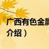 廣西有色金屬集團(tuán)（關(guān)于廣西有色金屬集團(tuán)的介紹）