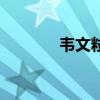 韋文粒（關(guān)于韋文粒的介紹）