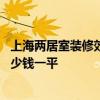 上海兩居室裝修效果圖片 上海兩室一廳裝修簡約風格報價多少錢一平 