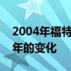 2004年福特F150與2021年車(chē)型相比具有17年的變化