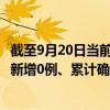 截至9月20日當(dāng)前陜西漢中最新疫情消息今天實時數(shù)據(jù)通報：新增0例、累計確診69例