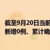 截至9月20日當前河南安陽最新疫情消息今天實時數(shù)據(jù)通報：新增0例、累計確診578例