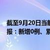 截至9月20日當(dāng)前北京順義區(qū)最新疫情消息今天實時數(shù)據(jù)通報：新增0例、累計確診112例