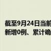 截至9月24日當前海南定安最新疫情消息今天實時數(shù)據(jù)通報：新增0例、累計確診6例