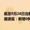 截至9月24日當(dāng)前內(nèi)蒙古阿拉善盟最新疫情消息今天實(shí)時(shí)數(shù)據(jù)通報(bào)：新增0例、累計(jì)確診174例