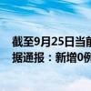 截至9月25日當(dāng)前內(nèi)蒙古呼倫貝爾最新疫情消息今天實(shí)時數(shù)據(jù)通報(bào)：新增0例、累計(jì)確診677例