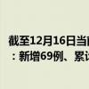 截至12月16日當(dāng)前廣東汕頭最新疫情消息今天實時數(shù)據(jù)通報：新增69例、累計確診732例