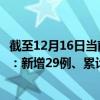 截至12月16日當(dāng)前廣東陽江最新疫情消息今天實時數(shù)據(jù)通報：新增29例、累計確診437例