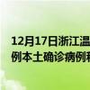 12月17日浙江溫州最新疫情消息今天實時數(shù)據(jù)通報：新增0例本土確診病例和0例無癥狀感染者