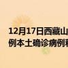 12月17日西藏山南最新疫情消息今天實時數(shù)據(jù)通報：新增0例本土確診病例和0例無癥狀感染者