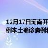 12月17日河南開封最新疫情消息今天實(shí)時(shí)數(shù)據(jù)通報(bào)：新增0例本土確診病例和0例無癥狀感染者