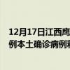 12月17日江西鷹潭最新疫情消息今天實(shí)時(shí)數(shù)據(jù)通報(bào)：新增0例本土確診病例和0例無癥狀感染者
