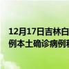 12月17日吉林白山最新疫情消息今天實(shí)時(shí)數(shù)據(jù)通報(bào)：新增0例本土確診病例和0例無(wú)癥狀感染者