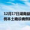 12月17日湖南益陽最新疫情消息今天實(shí)時(shí)數(shù)據(jù)通報(bào)：新增0例本土確診病例和0例無癥狀感染者