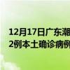 12月17日廣東潮州最新疫情消息今天實(shí)時(shí)數(shù)據(jù)通報(bào)：新增52例本土確診病例和0例無癥狀感染者