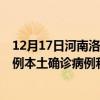 12月17日河南洛陽(yáng)最新疫情消息今天實(shí)時(shí)數(shù)據(jù)通報(bào)：新增0例本土確診病例和0例無(wú)癥狀感染者