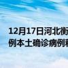 12月17日河北衡水最新疫情消息今天實(shí)時(shí)數(shù)據(jù)通報(bào)：新增0例本土確診病例和0例無癥狀感染者