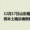 12月17日山東煙臺最新疫情消息今天實(shí)時(shí)數(shù)據(jù)通報(bào)：新增0例本土確診病例和0例無癥狀感染者