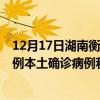 12月17日湖南衡陽最新疫情消息今天實(shí)時(shí)數(shù)據(jù)通報(bào)：新增0例本土確診病例和0例無癥狀感染者