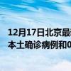 12月17日北京最新疫情消息今天實(shí)時(shí)數(shù)據(jù)通報(bào)：新增444例本土確診病例和0例無(wú)癥狀感染者