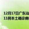 12月17日廣東汕頭最新疫情消息今天實時數(shù)據(jù)通報：新增111例本土確診病例和0例無癥狀感染者