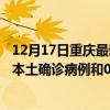 12月17日重慶最新疫情消息今天實時數(shù)據(jù)通報：新增178例本土確診病例和0例無癥狀感染者