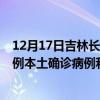 12月17日吉林長春最新疫情消息今天實時數(shù)據(jù)通報：新增0例本土確診病例和0例無癥狀感染者
