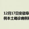 12月17日安徽阜陽(yáng)最新疫情消息今天實(shí)時(shí)數(shù)據(jù)通報(bào)：新增0例本土確診病例和0例無(wú)癥狀感染者