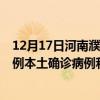 12月17日河南濮陽最新疫情消息今天實時數(shù)據(jù)通報：新增0例本土確診病例和0例無癥狀感染者