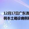 12月17日廣東清遠(yuǎn)最新疫情消息今天實(shí)時(shí)數(shù)據(jù)通報(bào)：新增7例本土確診病例和0例無癥狀感染者