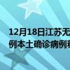 12月18日江蘇無錫最新疫情消息今天實時數(shù)據(jù)通報：新增0例本土確診病例和0例無癥狀感染者