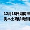 12月18日湖南湘西最新疫情消息今天實(shí)時(shí)數(shù)據(jù)通報(bào)：新增0例本土確診病例和0例無癥狀感染者