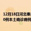 12月18日河北秦皇島最新疫情消息今天實(shí)時(shí)數(shù)據(jù)通報(bào)：新增0例本土確診病例和0例無(wú)癥狀感染者