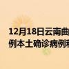 12月18日云南曲靖最新疫情消息今天實(shí)時(shí)數(shù)據(jù)通報(bào)：新增0例本土確診病例和0例無(wú)癥狀感染者